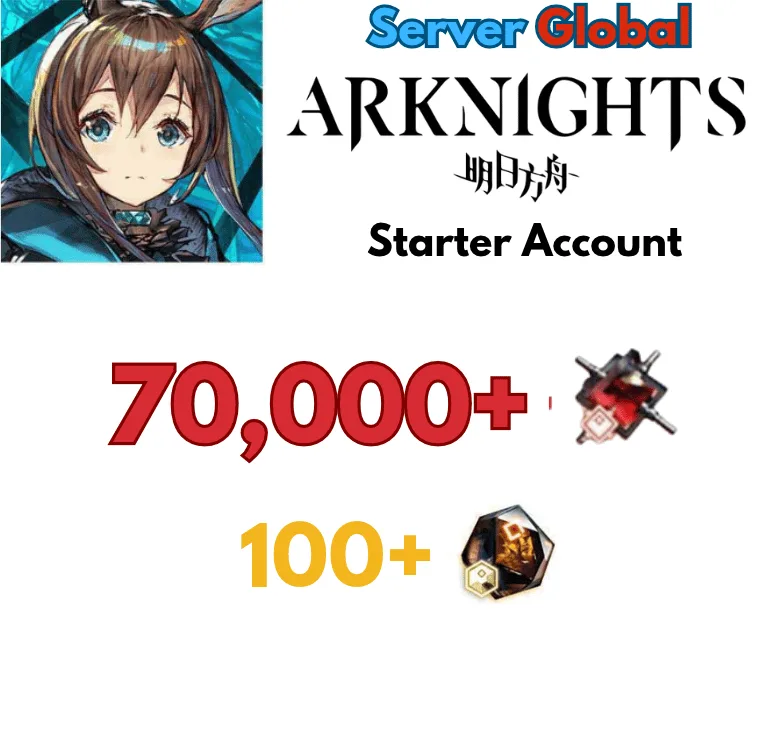 [Global/US]  Arknights Starter English US Account Gói 2